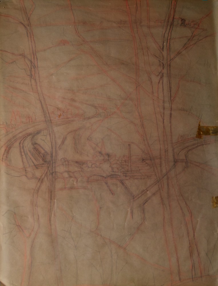 Marie Valade, r&eacute;f.0250, esquisse 1